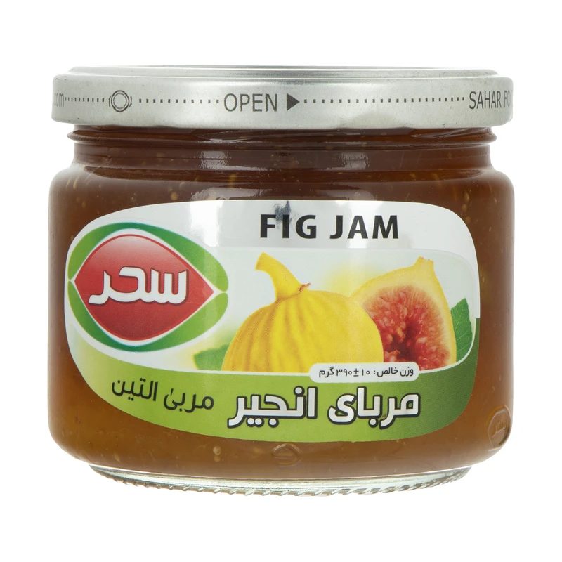 119865667 مربای انجیر شیشه سحر - 390 گرم - تصویر 1