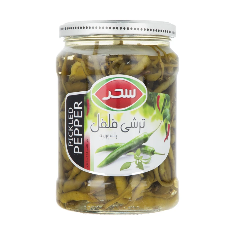 119865729 ترشی فلفل شیشه سحر - 600 گرم - تصویر 1