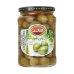 زیتون شور سبز شیشه سحر - 640 گرم
