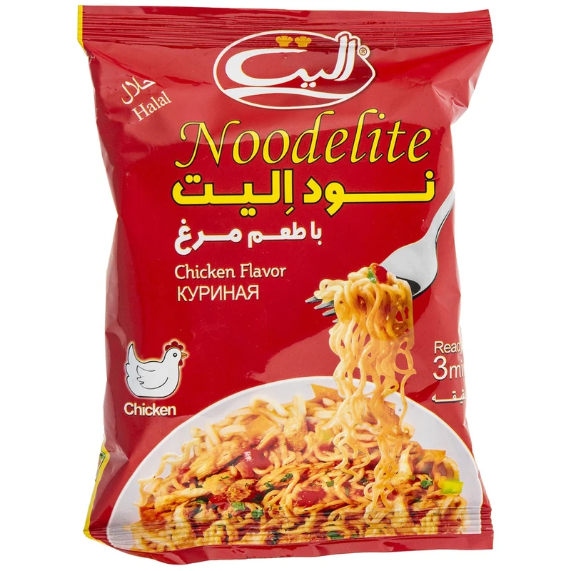 1599907 نودل با طعم مرغ الیت - 75 گرم - تصویر 1