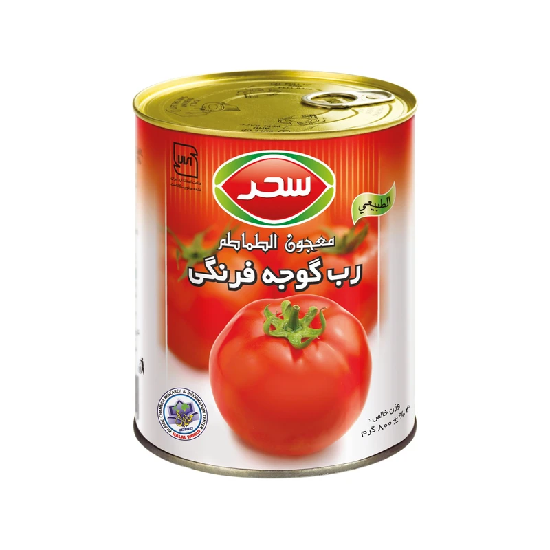 236ec586bc6f388e3e0e54ea3a3615e9b87cdede_1740468381 کنسرو رب گوجه فرنگی قوطی سحر - 800 گرم - تصویر 1