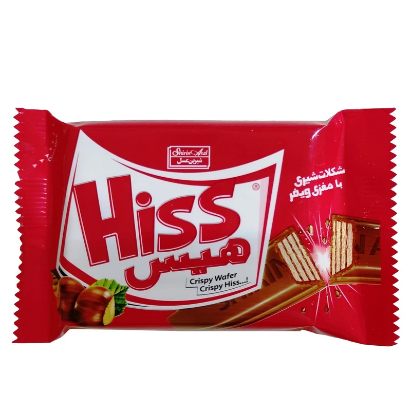 4f3e5f372c86b80fcd59c306e45c43908a527dbe_1623509344 شکلات هیس فندقی شیرین عسل وزن 50 گرم - تصویر 1