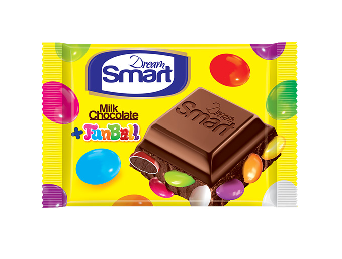 5085 شکلات مغزدار با دراژه دریم اسمارت شیرین عسل - 50 گرم - تصویر 1