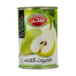 کمپوت گلابی قوطی سحر - 430 گرم