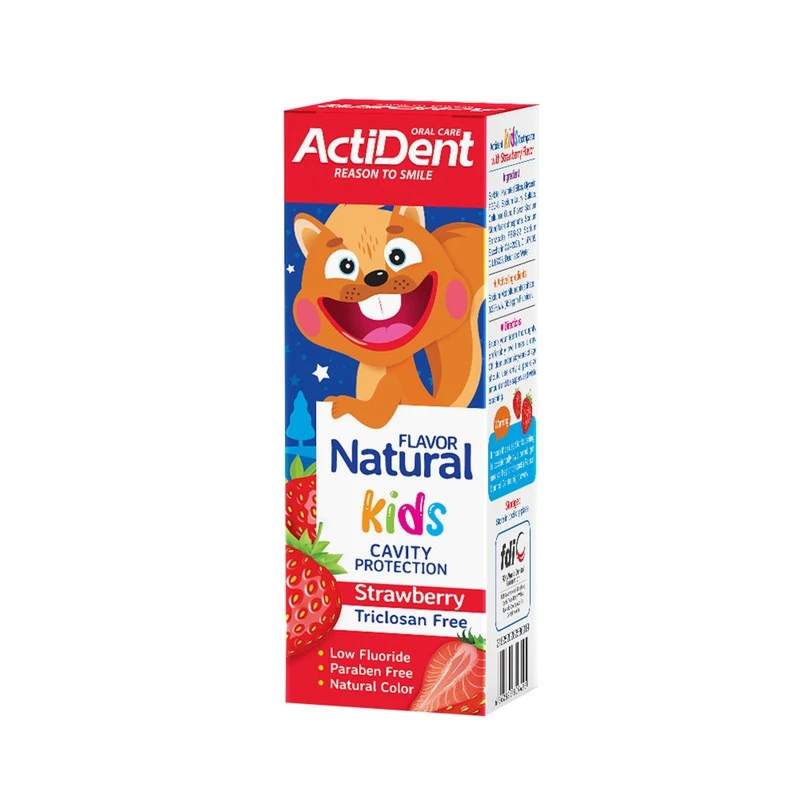 ab640c791b9626f019f2e827bf70c2a3bc95182c_1699636677 خمیر دندان کودک اکتیدنت مدل توت فرنگی - 70 گرم - تصویر 1