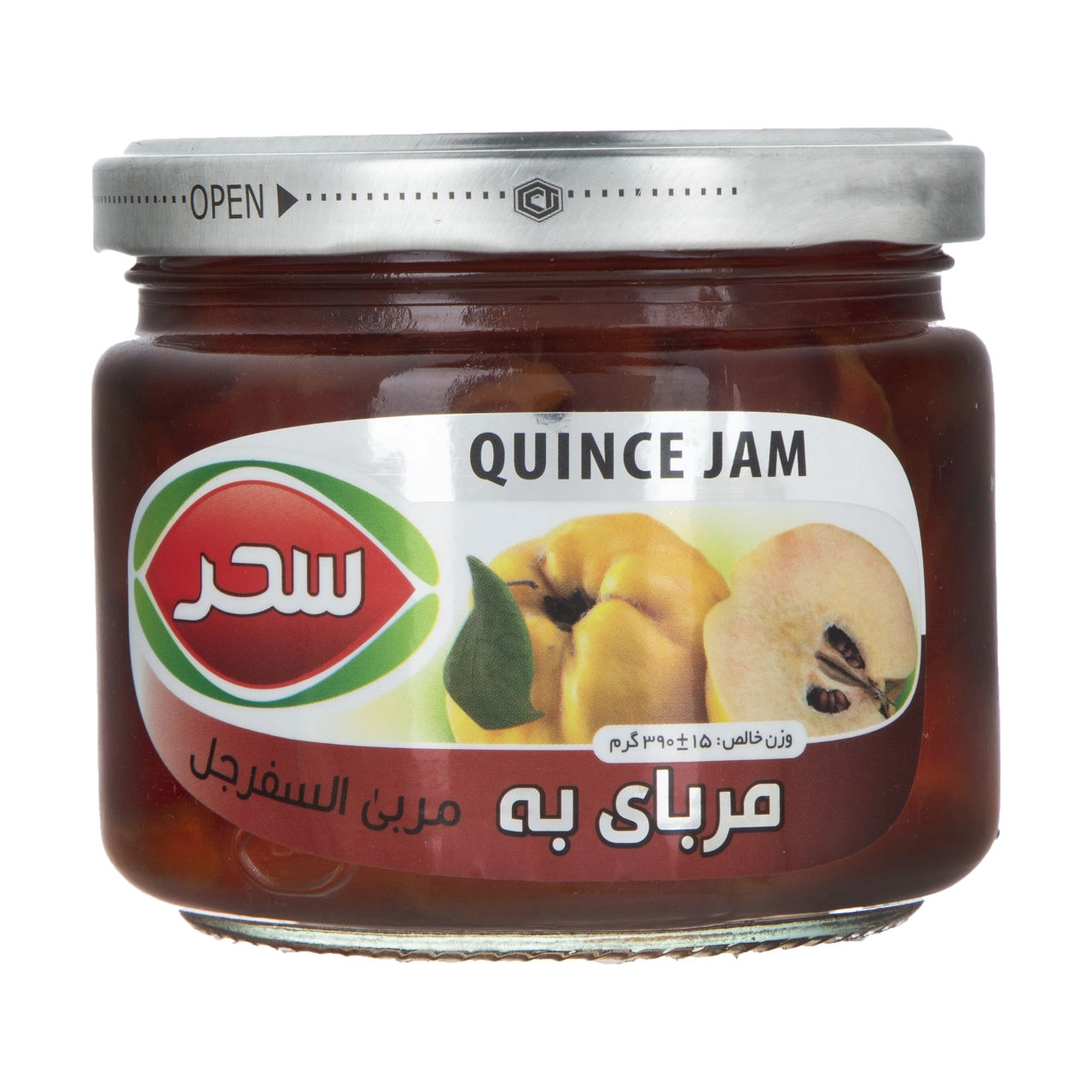 file.1769003692.35861 مربای به شیشه سحر - 390 گرم - تصویر 1