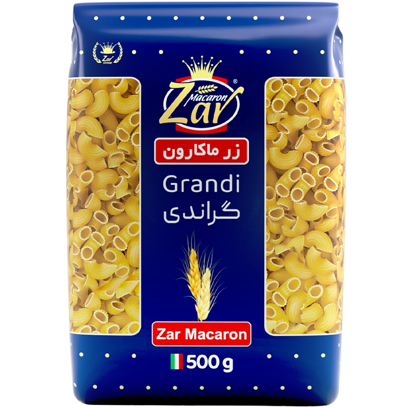 grandi پاستا فرمی گراندی زر ماکارون - 500 گرم - تصویر 1