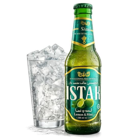 ist نوشیدنی مالت بدون الکل لیمو و نعنا ایستک - حجم 320 میلی لیتر - تصویر 1