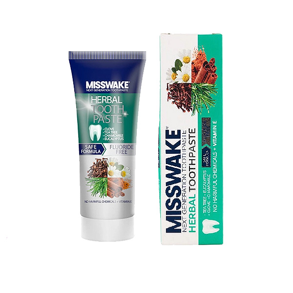misswake-herbal-tube3 خمير دندان گياهی بدون فلورايد ميسويک - 75 میلی لیتر - تصویر 1