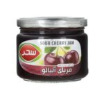 مربای آلبالو شیشه سحر - 390 گرم