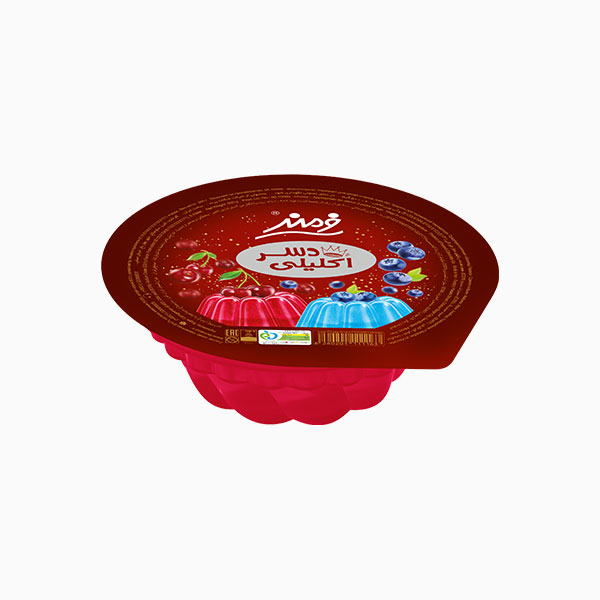 دسر-اکلیلی-انار-آماده ژله آماده خانواده اکلیلی - 500 گرم - تصویر 1