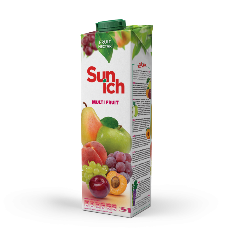 نکتار-مخلوط-هفت-میوه-1759267031 آبمیوه مخلوط هفت میوه سن ایچ - 1 لیتر - تصویر 1