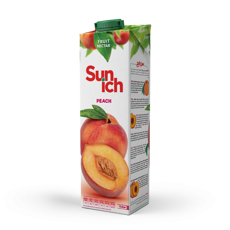 نکتار-هلو-1759266987 آبمیوه هلو سن ایچ - 1 لیتر - تصویر 1