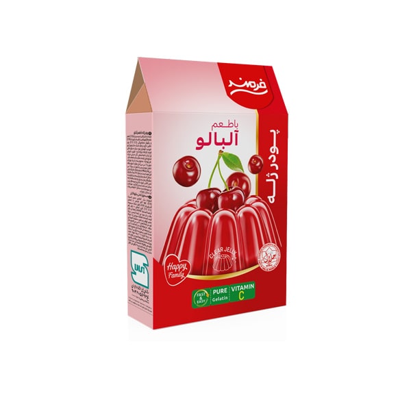 ژله-آلبالو-1 پودر ژله آلبالو فرمند - 100 گرم - تصویر 1