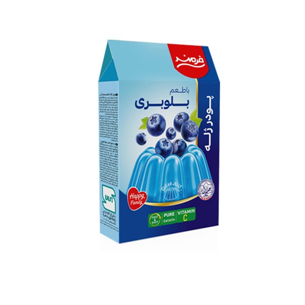 ژله-بلوبری-1 پودر ژله بلوبری فرمند - 100 گرم - تصویر 1