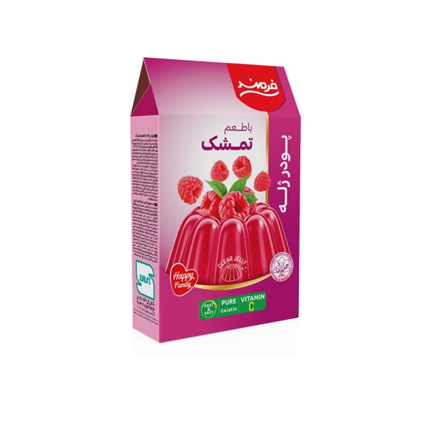 ژله-تمشک-1 پودر ژله تمشک فرمند - 100 گرم - تصویر 1