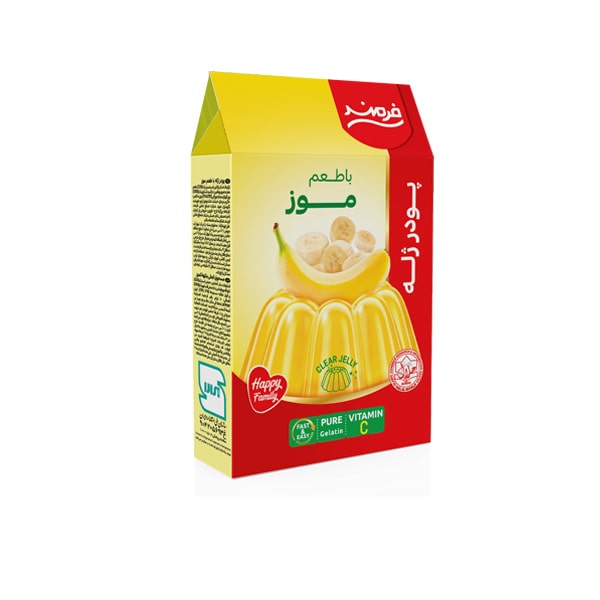 ژله-موز-2 پودر ژله موز فرمند - 100 گرم - تصویر 1